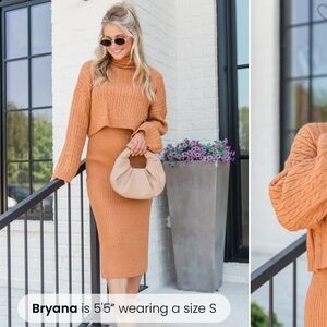 Know The Ropes Sweater/Skirt Set